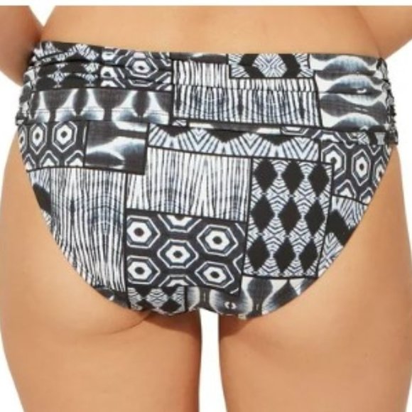 Bleu Rod Beattie Island Time Sarong Hipster Bikini Bottoms Size 12 - Picture 5 of 6